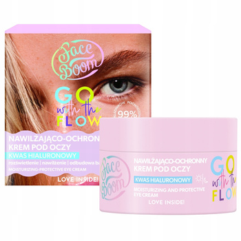 FaceBoom Go With The Flow Nawilżający Ochronny Krem Pod Oczy z Kawą 15ml