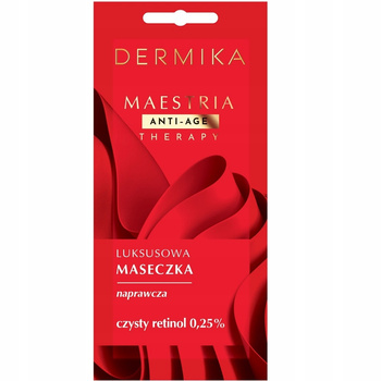 Dermika Maestria Anti Age Luksusowa Maseczka Naprawcza Czysty Retinol 0,25%