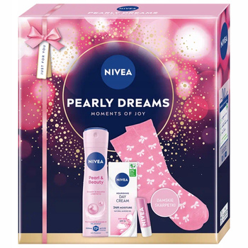Nivea Pearly Dream Zestaw Prezentowy Kosmetyków Dla Kobiet Krem DEO Pomadka