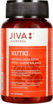 Jiva Himalajskie Ajurweda Kutki Naturalny Detox Zdrowie Wątroby 60 Tabletek