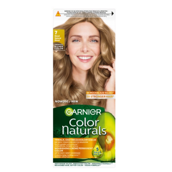 Garnier Color Naturals Creme Farba Do Włosów + Odżywka Olejki 7 Blond