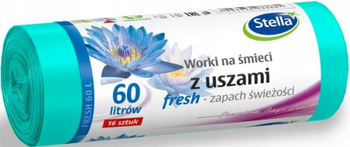 Stella Worki na Śmieci z Uszami Zapachowe 60L 16sz