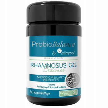 Aliness Probiotyk Rhamnosus GG Balance 5 mld Żywych Kultur Bakterii 30 Kaps