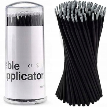 eVanda Aplikatory Bezwłókienkowe Do Przedłużania Rzęs Mikro w Tubie 1mm x100 Sztuk