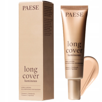 Paese Long Cover Luminous Rozświetlający Podkład Do Twarzy 0,5W Ivory 30ml