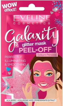 Eveline Galaxity Holographic Maska Pink peel-off wygładzająca