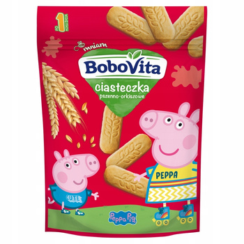 BoboVta Świnka Peppa Ciasteczka Pszenno Orkiszowe Po 1 Roku Życia 150g