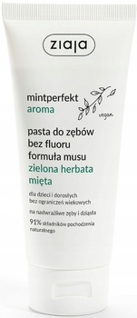 Ziaja Mintperfekt Aroma Mus Do Mycia Zębów Zielona Herbata i Mięta 100ml