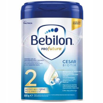 Bebilon PROfutura Cesar Biotic 2 Formuła Na Bazie Mleka Po 6 Miesiącu 800g