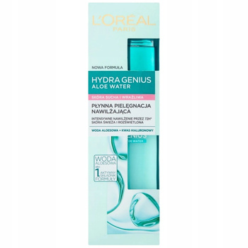 Loreal Hydra Genius Aloe Płynna Pielęgnacja Nawilżająca Do Twarzy 70ml