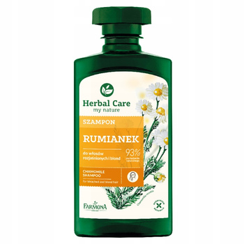 Herbal Care Szampon Rumiankowy Do Włosów Blond Rozjaśnianych 330ml