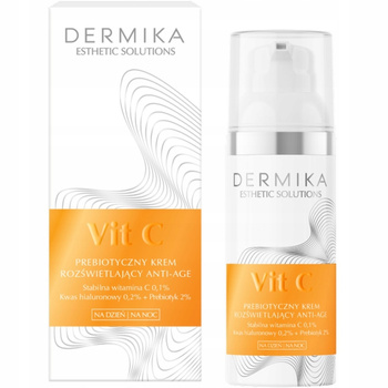 Dermika Esthetic Solutions Prebiotyczny Krem Rozświetlający Witamina C 30ml