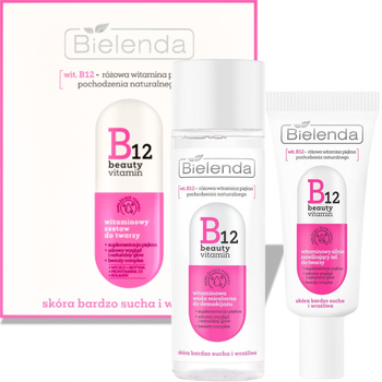 Bielenda B12 Beauty Vitamin Zestaw Prezentowy Żel Do Twarzy Woda Micelarna