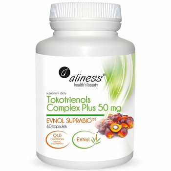 Aliness Tokotrienole Complex Plus 50mg Witamina E Suplement Diety 60 Kaps