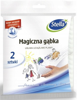 Stella Magiczna Gąbka 3D Uciążliwe Plamy 2szt