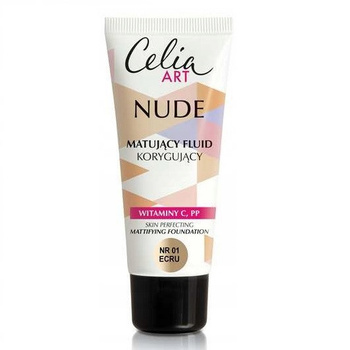 Celia Art Nude Matujący Podkład Fluid Ecru 01 30ml