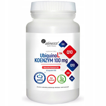 Aliness UbiqinoL Koenzym Q10 KANEKA 100 mg Suplement Diety 60 Kapsułek