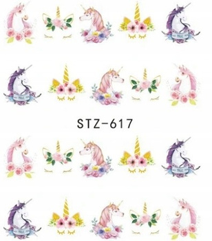 Naklejka wodna do paznokci STZ-617