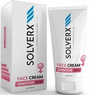 SOLVERX Sensitive Krem Do Twarzy Dla Cery Wrażliwej 50ml