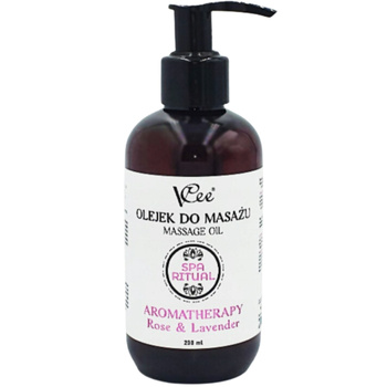 VCee Spa Ritual Olejek Do Masażu Ciała Aromatherapy Róża Lawenda 200ml