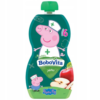 Bobovita Świnka Peppa Mus Owocowy Dla Dzieci Jabłko Po 6 Miesiącu 100g