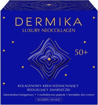 Dermika Neocollagen Kolagenowy Krem Naprawczy Do Redukcji Zmarszczek i Bruzd Dzie艅 Noc 60+ 50ml