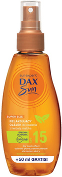 Dax Sun Relaksujący Olejek Do Opalania SPF15 200ml