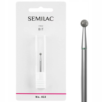Semilac Diamentowy Frez Do Paznokci Manicure Pedicure Sk贸rek Kulka 013