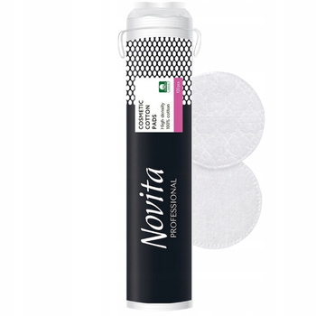 Novita Professional Płatki Kosmetyczne Bawełniane Do Demakijażu 120 Sztuk