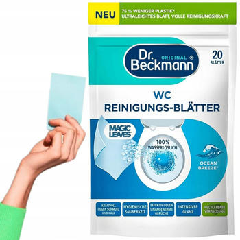 Dr. Beckmann Magiczne Listki Do Czyszczenia Podłóg Powierzchni Ocean 20szt
